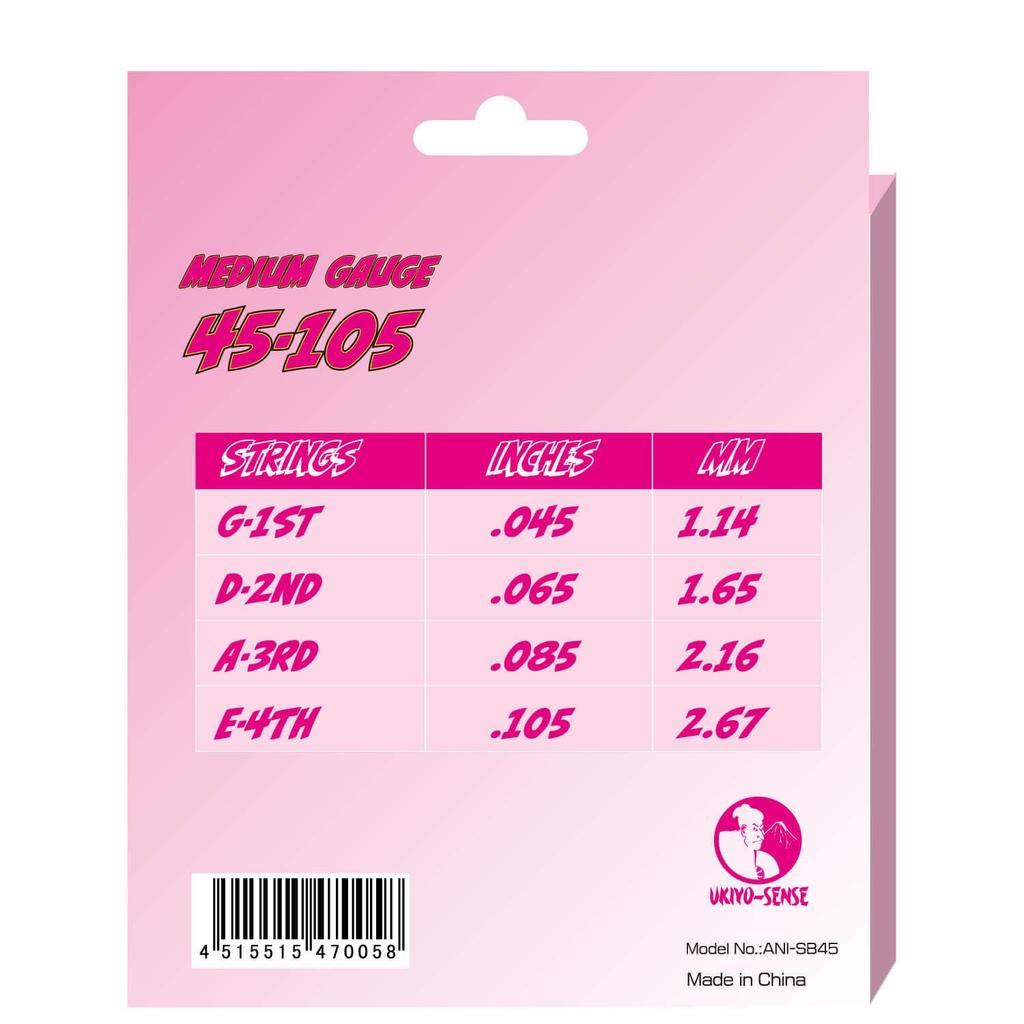 ANI-GEN Electric Bass Guitar Strings [045-105] ANI-SB45