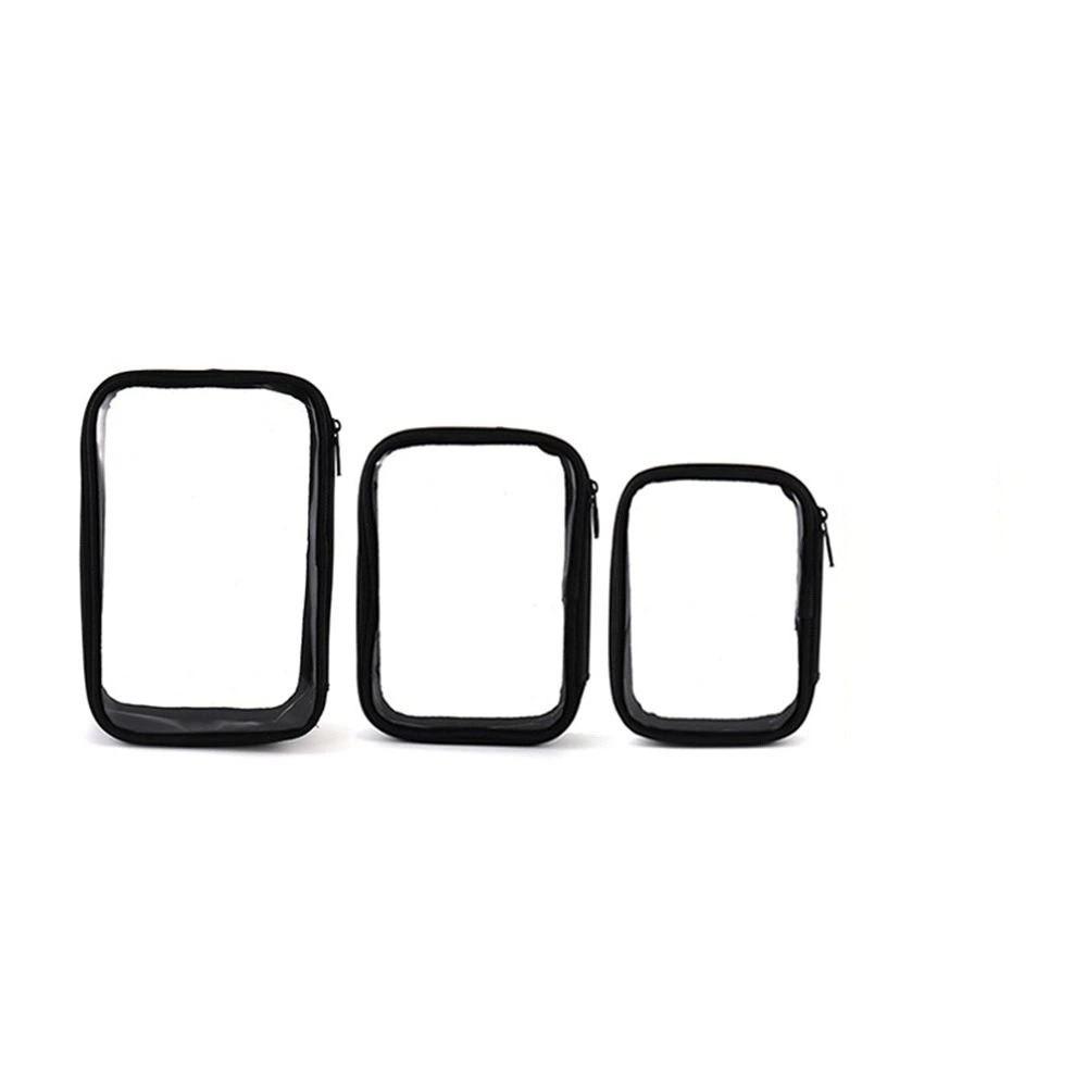 Organizer TPU Toiletry Bag Zipper Storage Bag Transparent Cosmetic Bag Bath Storage Makeup Case