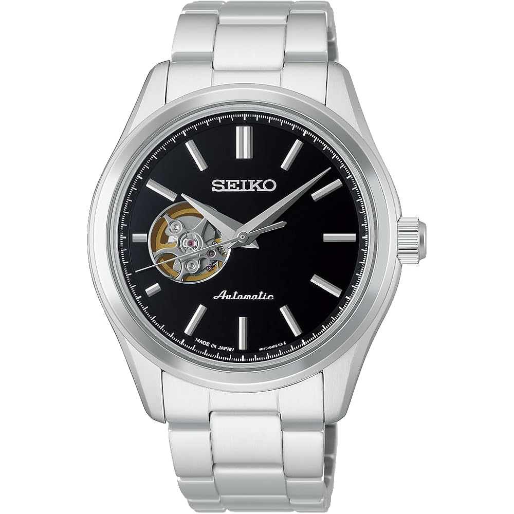 [Seiko Watch] SEIKO SELECTION HFB003J Men s Watch, Made in Japan, Mechanical Automatic (with manual winding), Open Heart
