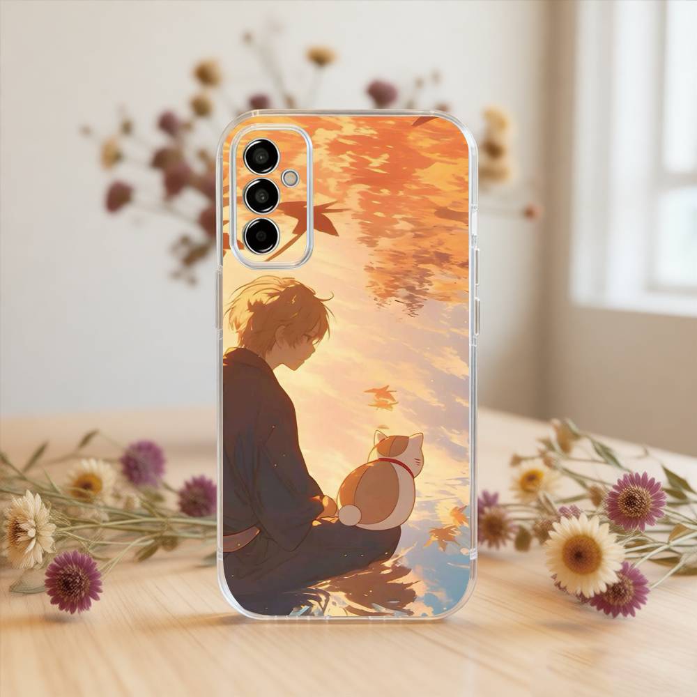 

Natsume s Book of Friends Takashi Natsume Phone Case Transparent Silicone Soft For SamsungA10,12,20,21S,30,31,40,50,51,52,70,71 Samsung a70