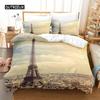 Love Paris Bedding Set Duvet Cover Set 3d Bedding Digital Printing Bed Linen Queen Size Bedding Set Fashion Design