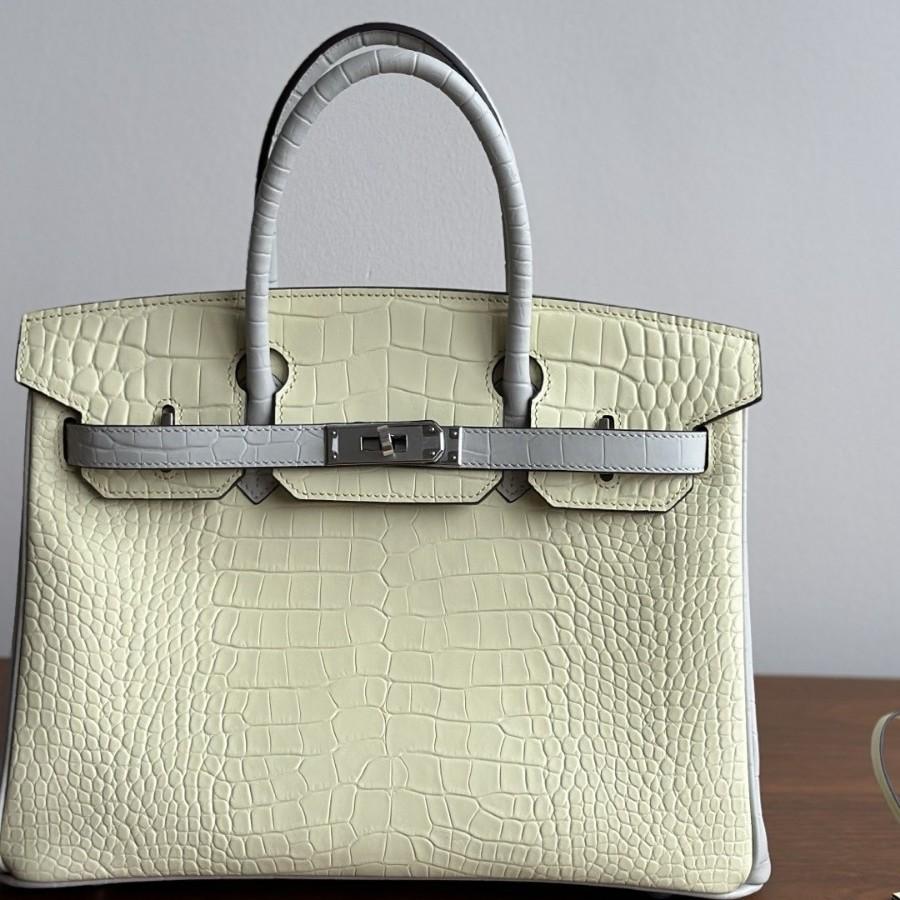 Kazilan color-blocking inseam version of crocodile pattern high-end hand-held platinum bag women's cross-border fashion versatile women's bag