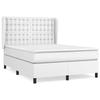 VidaXL Divan Bed with Mattress White 140x200cm Faux Leather - Model 3129034