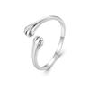 925 Sterling Cat Claw Open Perfect Gift for Cat Christmas Women's Ring, Silver, Motif, Ring, Adjustable, Lovers, Birthday,