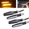 2 Stücke Motorrad 12 LED Blinker Licht Anzeige Blinker Lampe Bernstein