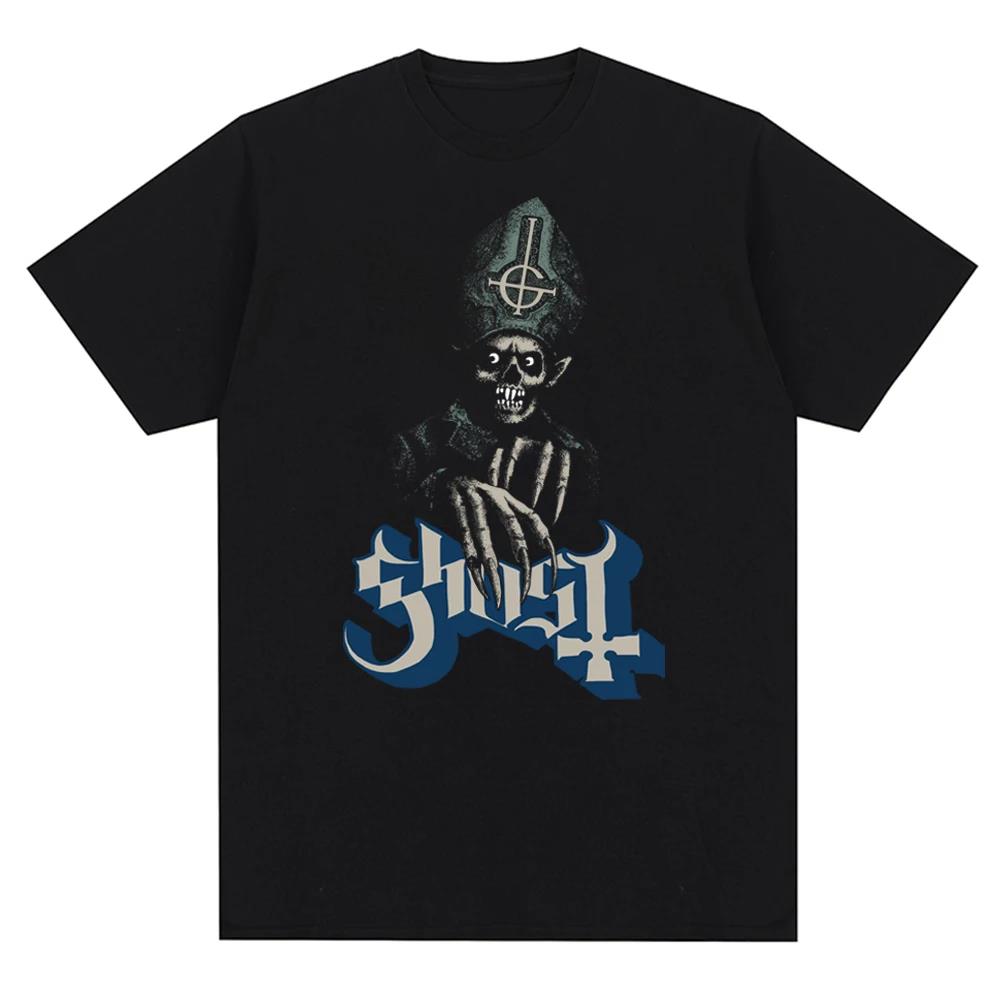 New Ghost Rock Band Graphic Print T Shirt Unisex Unisex Fashion Casual Rock Streetwear Short Sleeve Plus Size T Shirt Unisex
