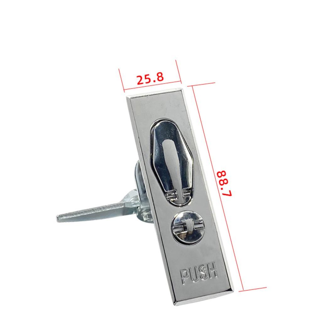 Brushed Flat Lock with Key Distribution Cabinet Door Lock Metering Lock  Distribution Box