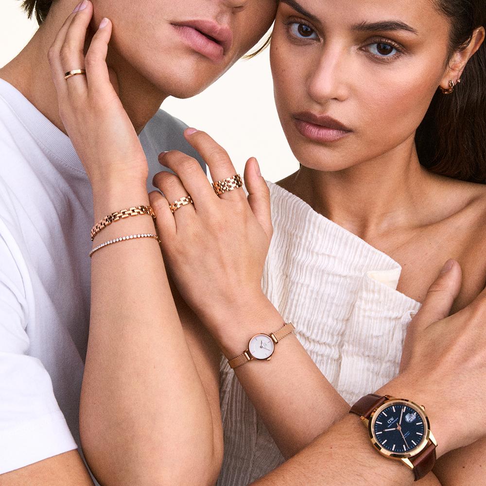 Daniel Wellington Perfect Pair 5-Link Ring Thick Couple Fashion Ring (Type A)