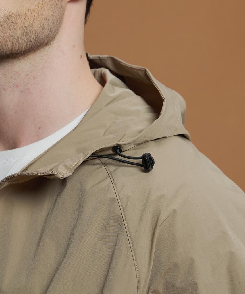 Panicale Beige Light Hooded Windbreaker