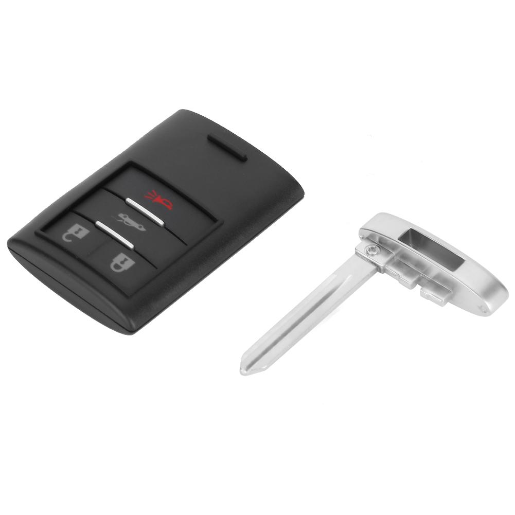 Durable Textured 4 Button Car Remote Smart Key Fob Case Shell Fit for Chevrolet Corvette