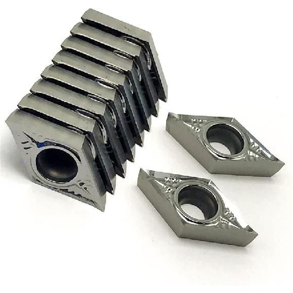 DCGT11T308 AK H01 Aluminum Carbide Inserts Lathe Tools DCGT 11T308 Carbide Wood turning tools for lathe(DCGT11T308 AK H01)