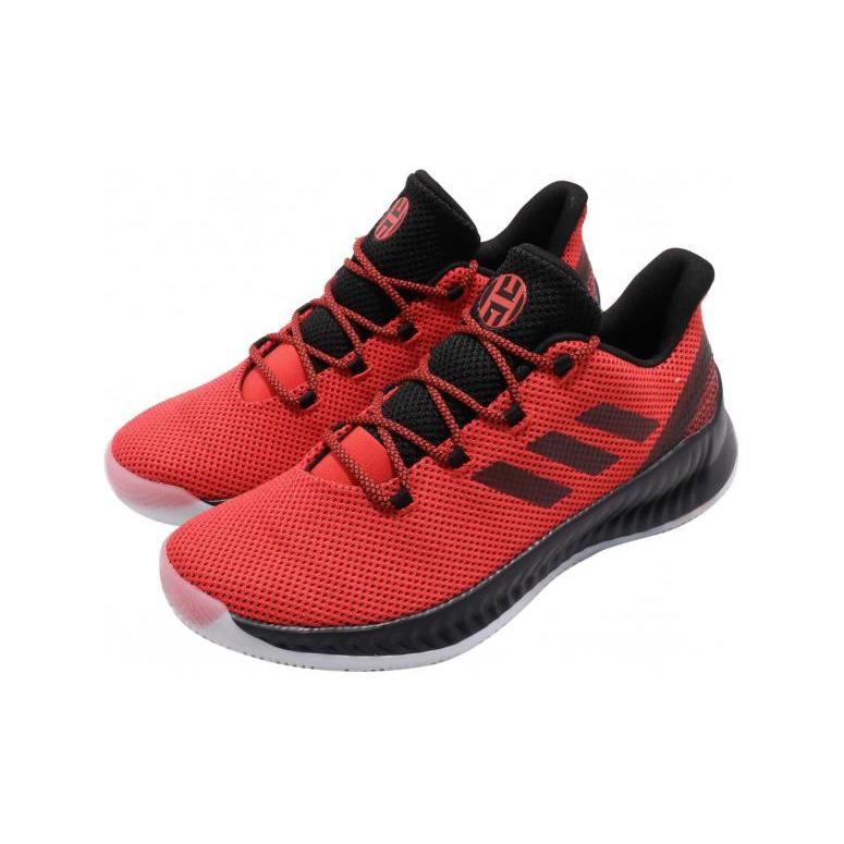 Adidas Harden B/E X Cushioning Low top Running Shoes Men's Black Red EE7197