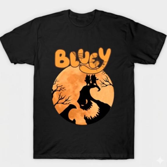 Bluey Halloween T- Kids Mens Funny Costume Gift Unisex T-Shirt M