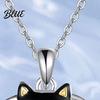 Animal Theme Jewelry Women Necklace Hook Earrings Black Cat In