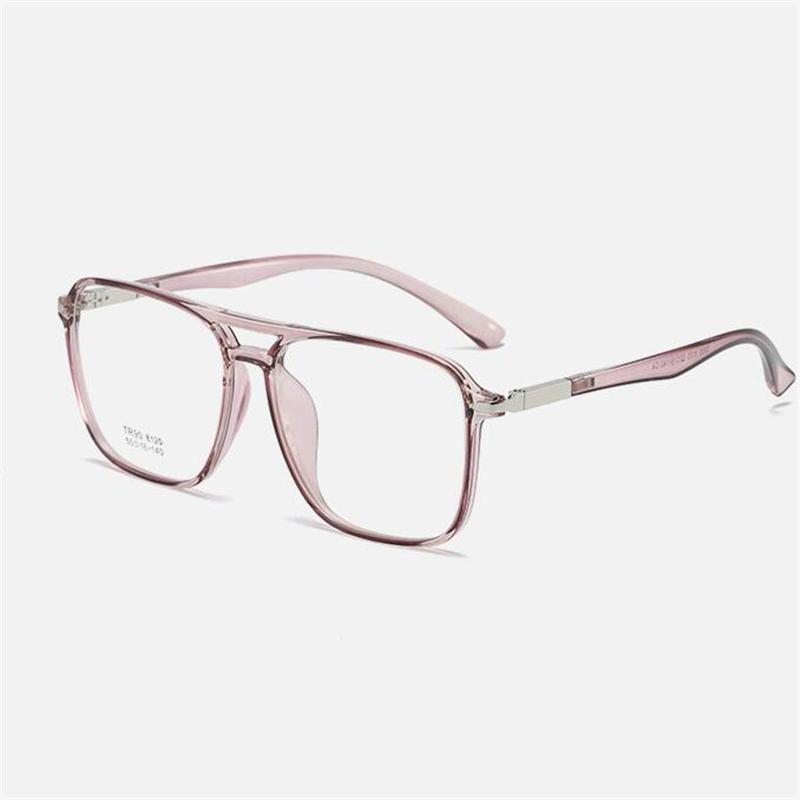 

Очки для близорукости с большой квадратной оправой и двойной перекладиной для женщин и мужчин, для коррекции зрения от 0 -0.5 -0.75 -1.0 до -6.0 0