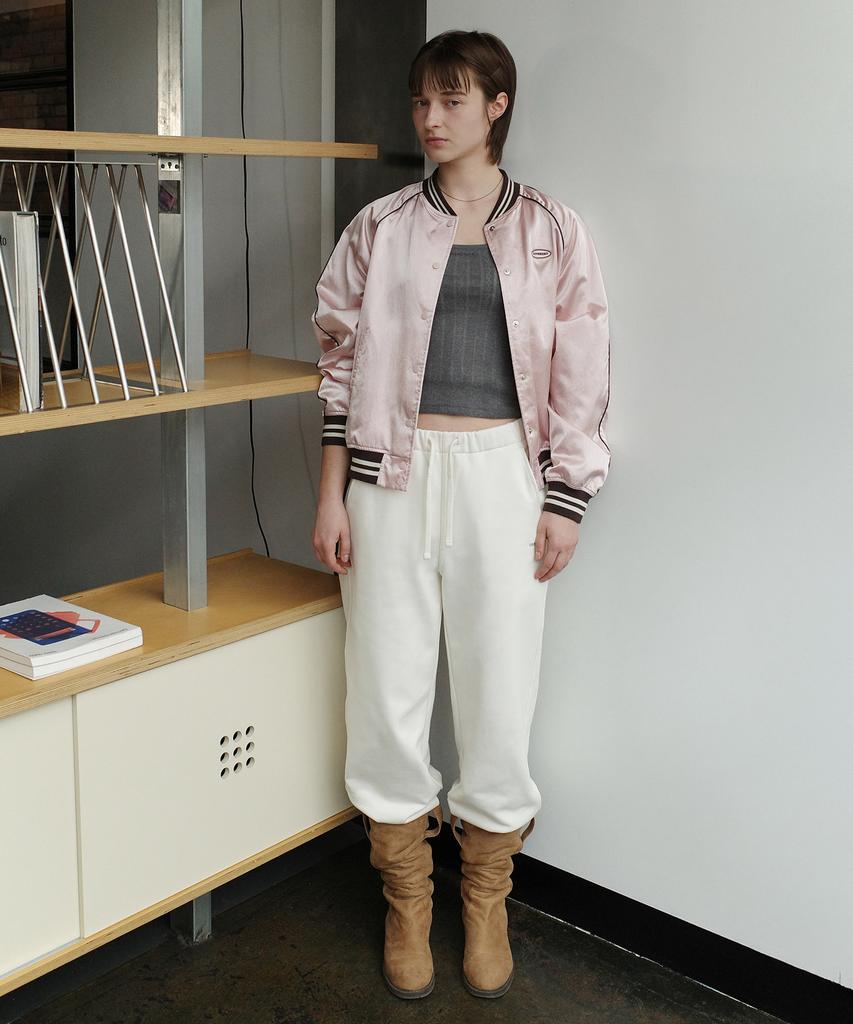 COVERNAT WOMAN Straight Sweatpants Ivory
