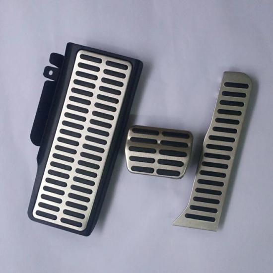 For Volkswagen Passat B6 B7 CC Stainless Steel Automatic /Manual DSG AT/MT Pedal Includes Footrest+Brake+Gas Pedal (LHD)