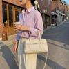 Bolso de Mano Clásico de Piel Sintética Granulada con Asa Superior y Correa de Hombro Desmontable Ideal para la Moda Cotidiana y la Elegancia