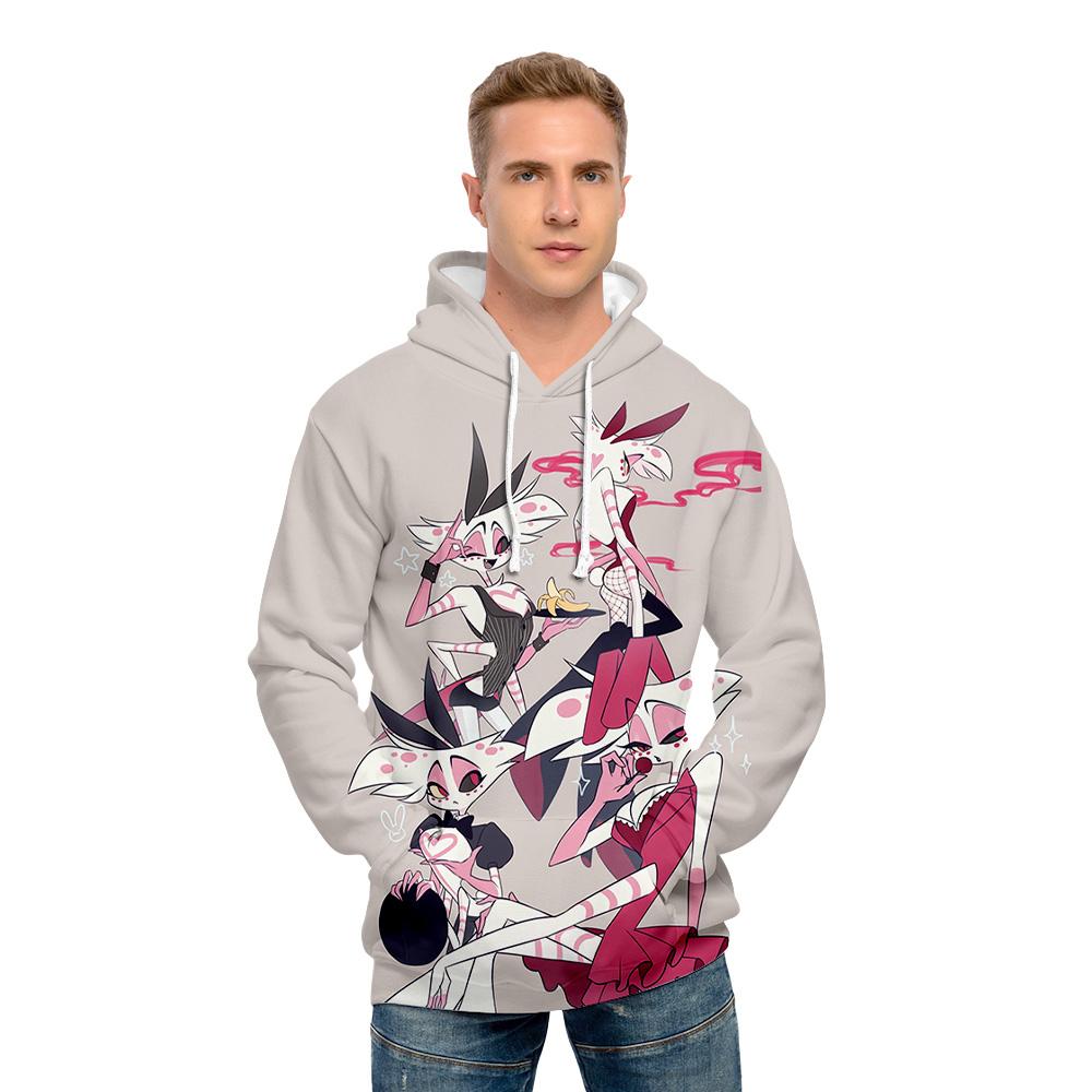 

Hazbin Hotel Men Women Hoodies Autumn Casual Pullover Sweats Hoodie Fashion Sweatshirts Hip Hop Sweatshirt Clothes