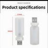 New USB Led Flash Candles Light Bulb Car Interior Decoration Light Car Ambient Lamp Night Frosted Light for Home Car Decoration