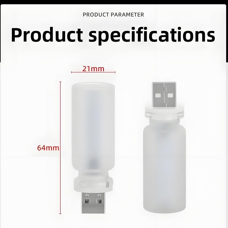 New USB Led Flash Candles Light Bulb Car Interior Decoration Light Car Ambient Lamp Night Frosted Light for Home Car Decoration