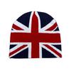 2026 UK English Union Jack Flag Jacquard Knitted Winter Warm Beanie Hat Children Adults Unisex Fashion High Quality