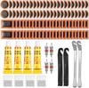 108pcs Parts Bicycle Tire Repair Kit, Tire Repair Kit for Motorcycles Off-road Vehicles Inner Tire Air Chamber Repair Tools Kit