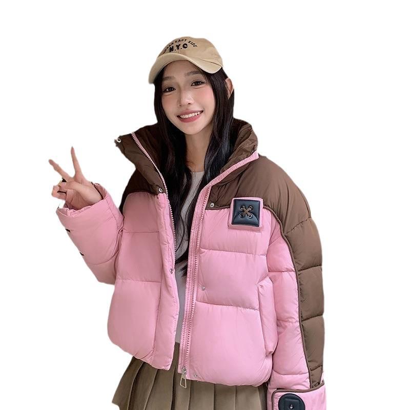 2024 Women's Korean Style Thickened Cotton Jacket - Fashionable, Loose, Warm Winter Outerwear