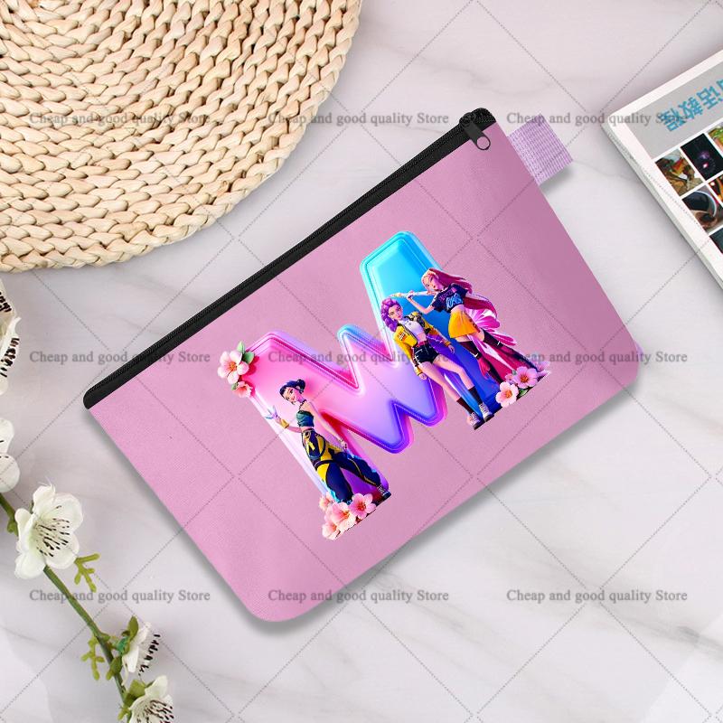 KPop Demon Hunters Pencil Case Cute Multipurpose Bag Fashion Anime Portable Cosmetics Storage Printing Go To School Beautiful Gift for Kid