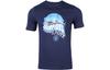 T Shirts Men's Marine Blue Crew Neck Moderate Straight Fit 773778-01