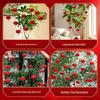 Small 2025 Red Bonsai Tree Ornaments for Outdoor Atmosphere & Wedding Decoration