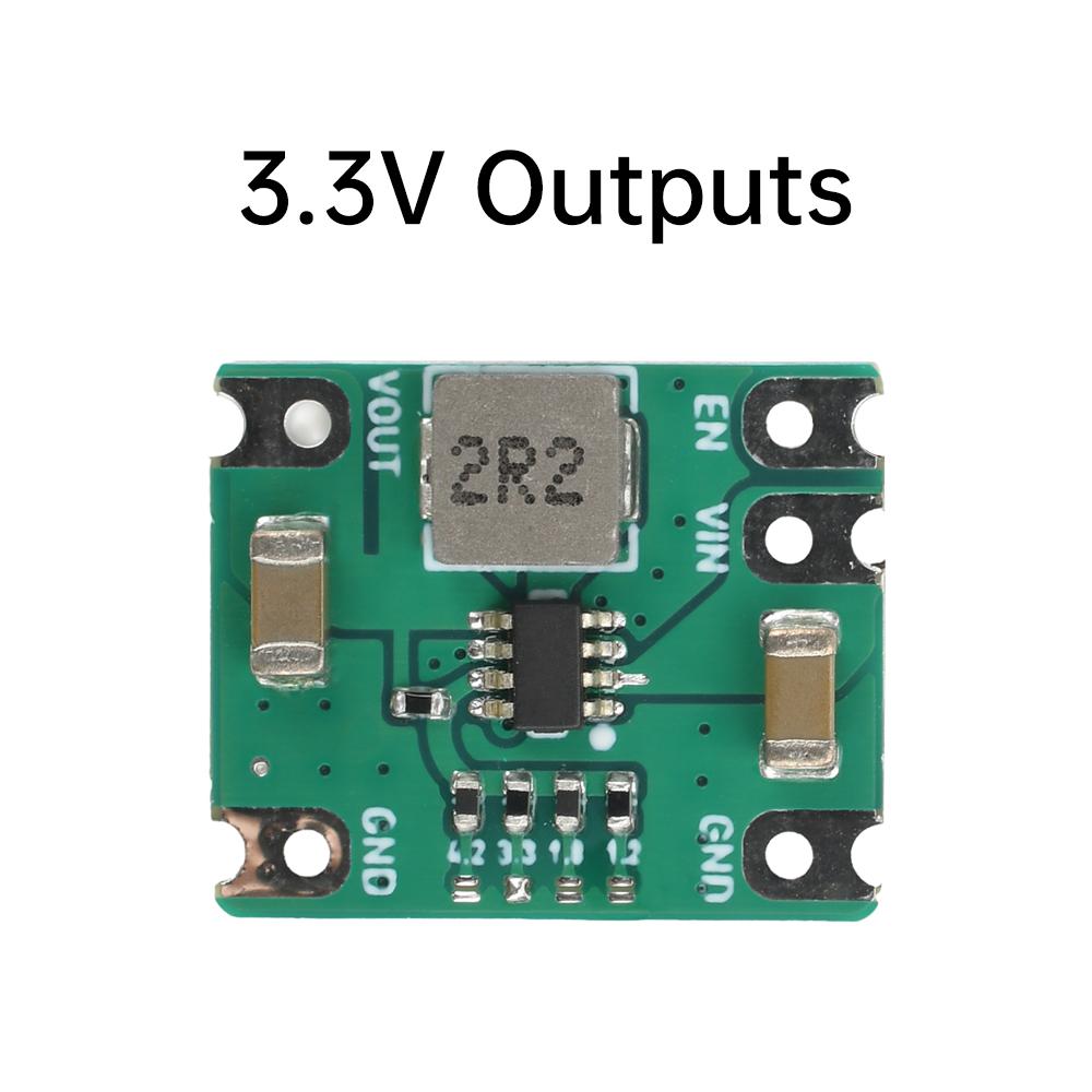 DC-DC Step-Down Power Module Input DC 2.5-6V to DC 1.2V/1.8V/3.3V/4.2V Fixed Output Voltage Regulator Module Full Load 2A
