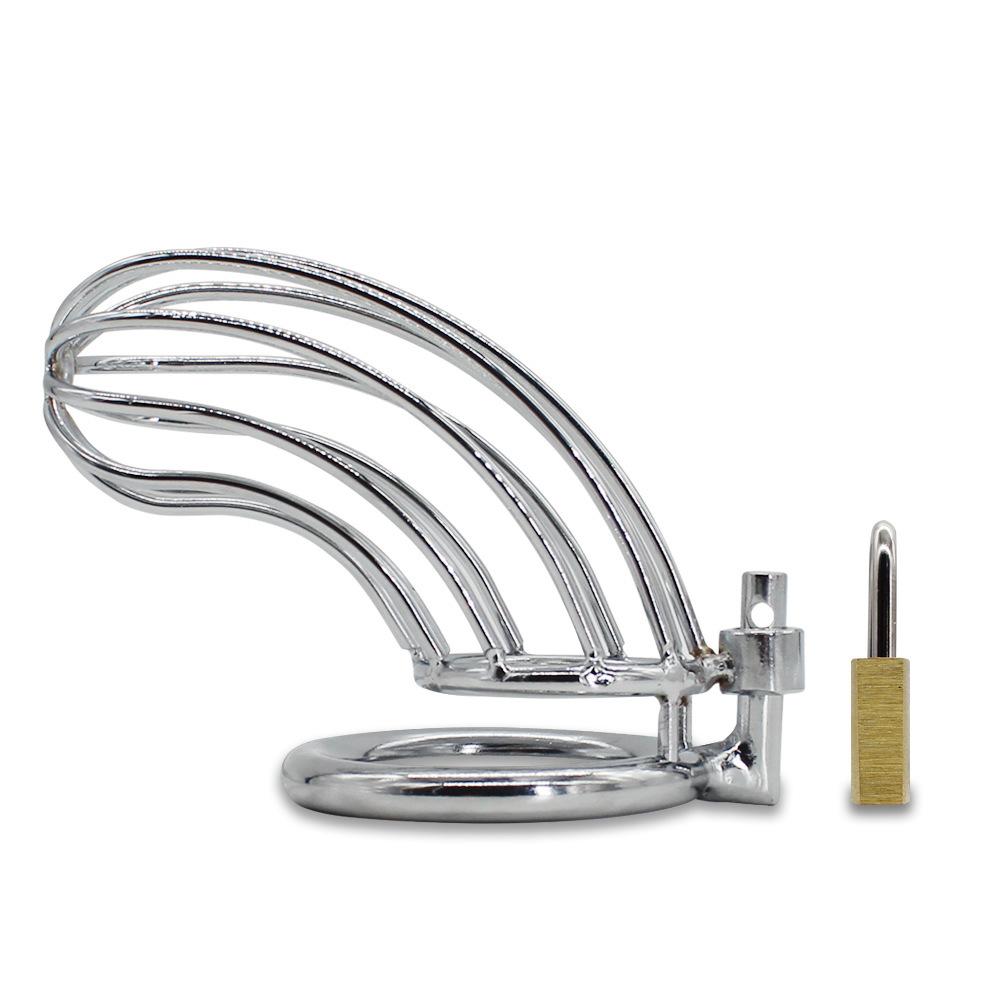 Metal Cage Penis Lock Chastity Lock Chastity Cleaner Long-Term Wear CB Sex Toys Sex Tools Cage SM