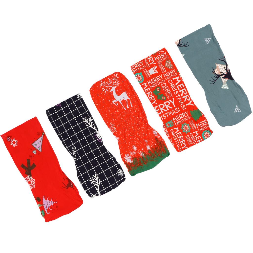 Christmas Chair Cover Dining Chair Protecting Slipcover Elastic Chair Cover Furniture Decor