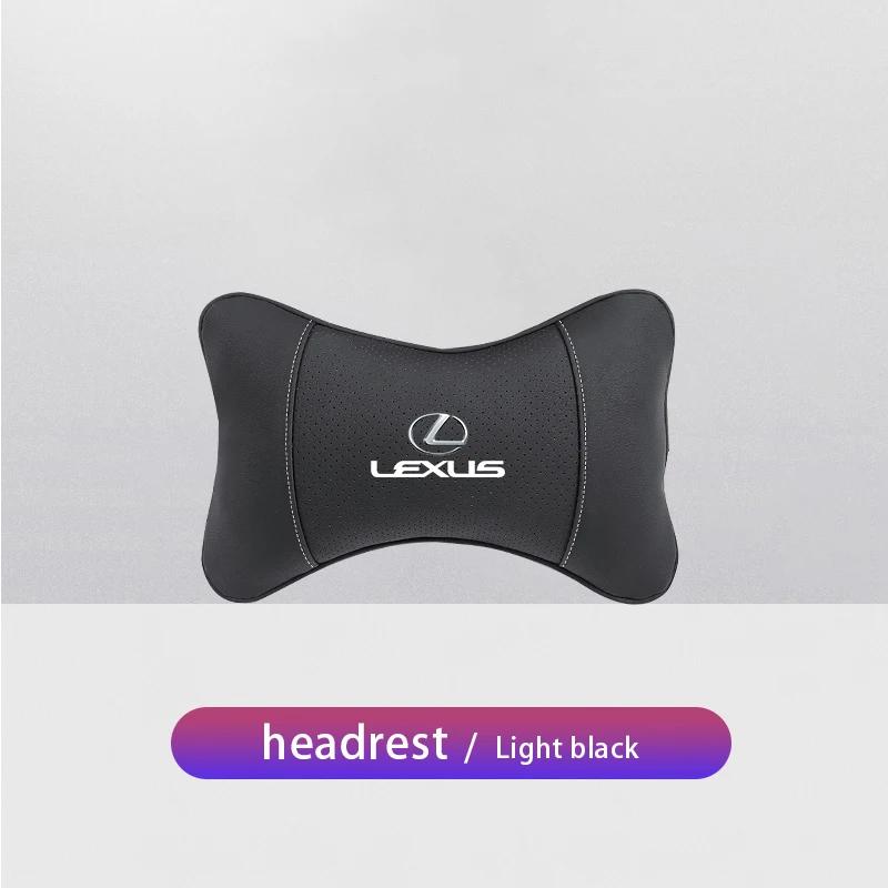 

For Lexus GS IS LS500h ES260 ES300h RX350h NX260 UX260 LM Car Seat Neck Pillow Leather Headrest Auto Interior Accessories