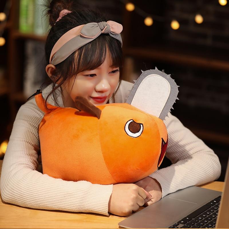 1pc 10cm/25/40cm Chainsaw Man Pochita Pendant Dolls Plush Toy Cartoon Pochita Pillow Stuffed Soft Toy for Kids Birthday Gift