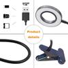 Creative USB Clip-On Table Lamp with Flexible Hose and 3-Color Dimming for Eye Protection and Reading