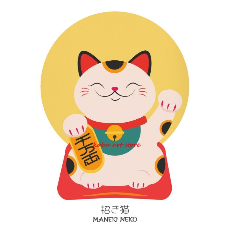 

Японский Счастливый Кот Манэки Нэко Плакаты и Принты Картина на Холсте Настенное Искусство Картина для Гостиной Домашний Декор Подарок Любителям Кошек 21cm×30cm NoFrame