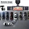 360° Car Dash Cam 4 Channels Video Recorder 1080P Car DVR 3 lens Front inside Rotatable and Rear View Black Box Car accessories