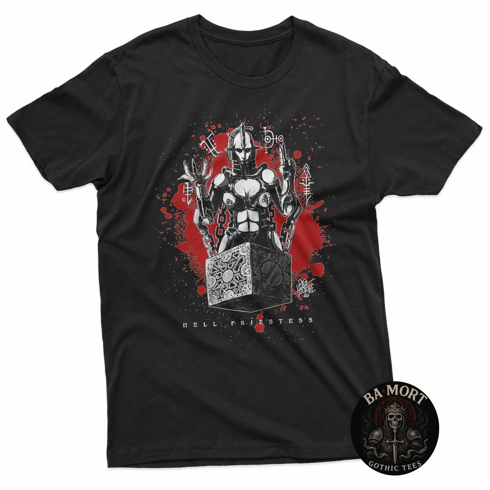 Hellraiser Hell Priestess 100% Cotton T-shirt Mens Tees Top 2XL