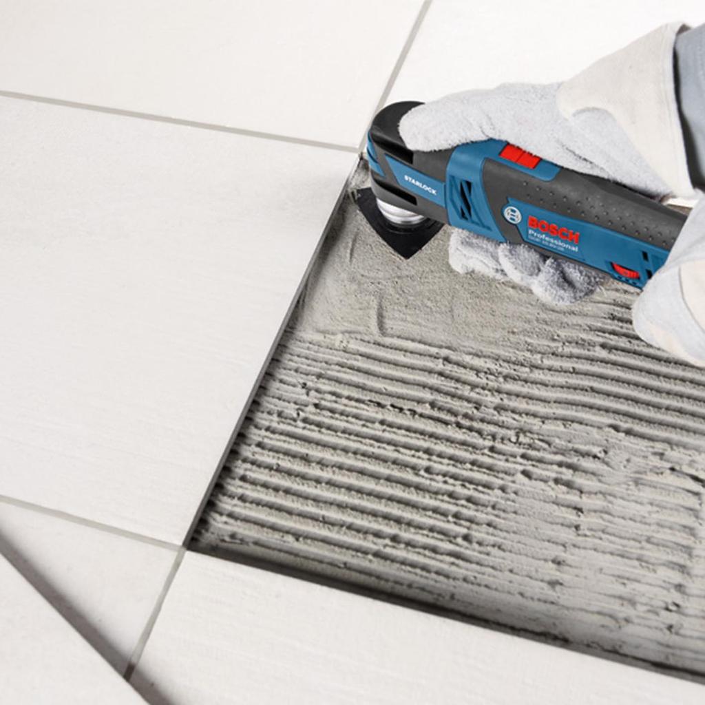 Bosch Professional Cordless and 1 carrying case 10.8V Multi-Tool (Cut Sew) (2.0Ah piece, charger, included) GMF10.8V-28