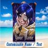 Beach Towel Custom Name Text, Quick Dry Large Towel For Beach HomeCoraline Other Mother