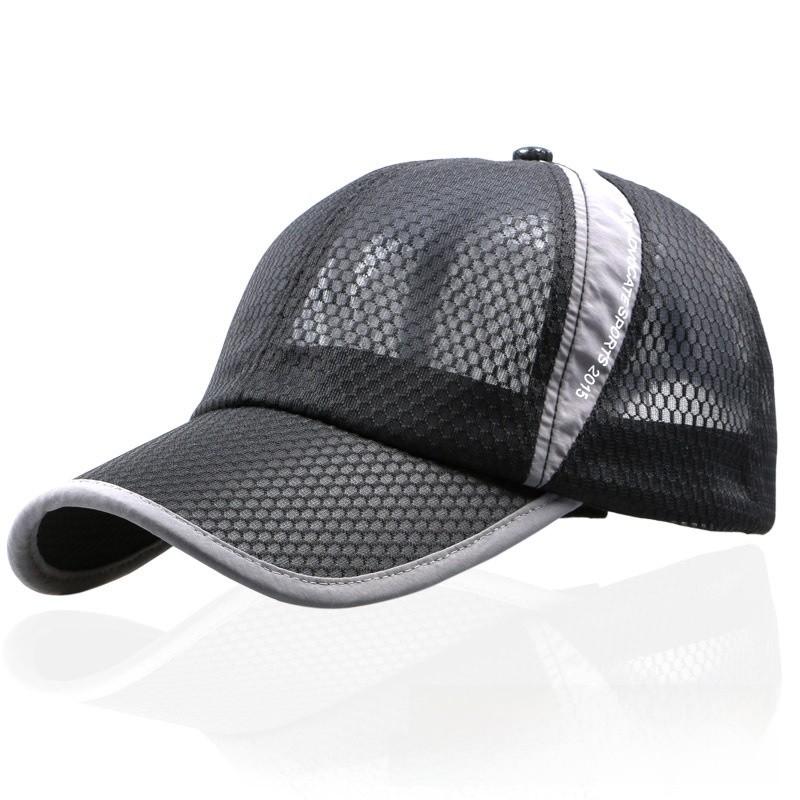 Summer Breathable Mesh Cap For Men And Women With Wide Brim And Adjustable Fit By