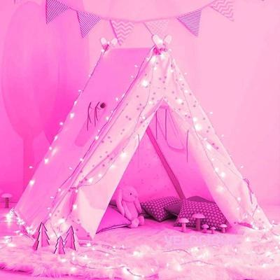 12 Meter (39Ft) LED Rice String Lights – Pink Fancy Decorative Fairy Lights for Indoor Outdoor Use, Wedding & Festival Ambience Pack of 1