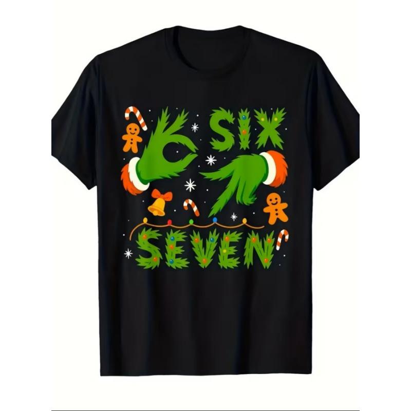 67 Sei Sette Divertente Maglietta Meme Gaming Moda Ragazzi Italiani Y2k Gamer Gen Alpha Slang Detto Maglietta Novità Ccol Regalo