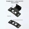 Locking Shelf Fixing Hardware, Steel Support Parts with Mounting Holes for Cabinet Board Installation and Repair