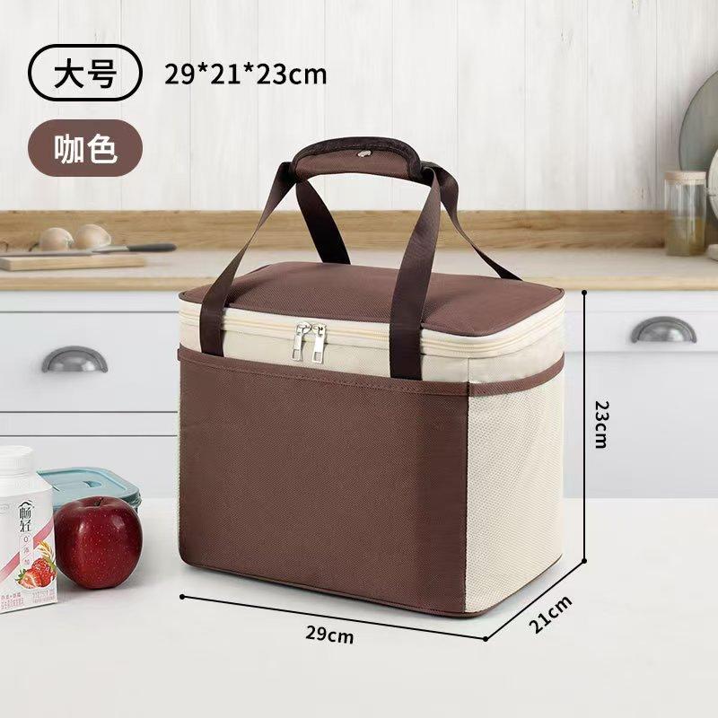 Multifunctional Thermal Lunch Bags Large Capacity Waterproof Portable Cooler Hiking Bag Box Insulated Picnic Food Bag