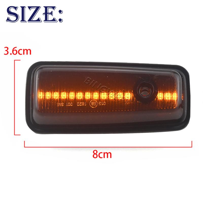 New Turn Signal Light For Mercedes Benz G Class W463 W461 G500 G550 G55 G63 G65 1986-2002 LED Dynamic Side Marker Repeater