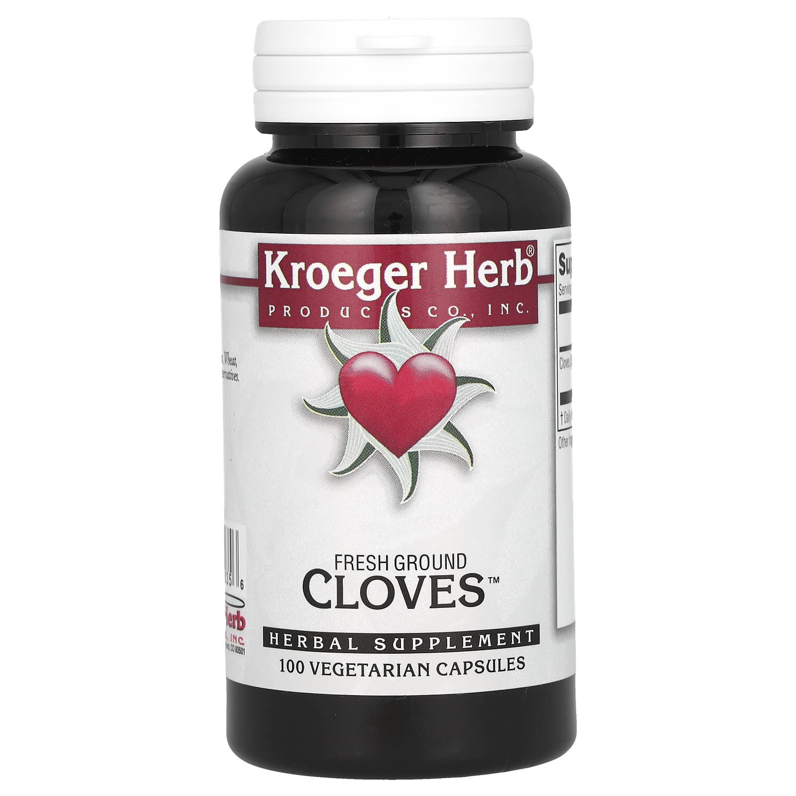 

Clove Clove, Veggie Capsules 100 (450Mg per capsule)