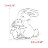 Rabbits Metal Die Cuts Bunny Cutting Dies DIY Cards Embossing Scrapbooking-Decor